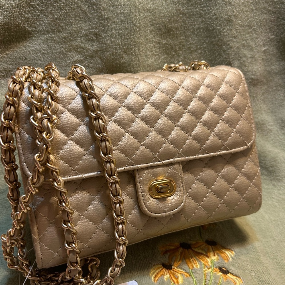 Beautiful Vintage Bronze Amanda Smith Purse
